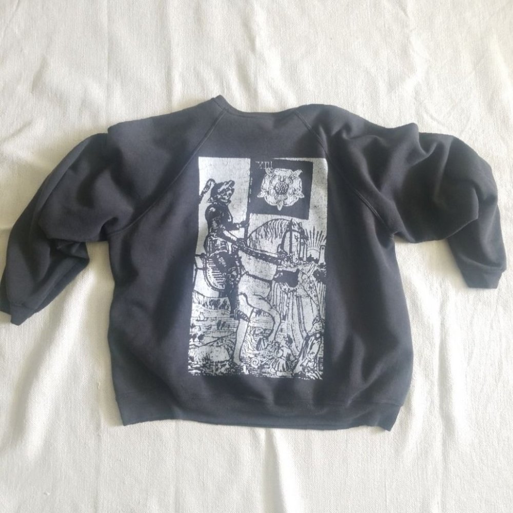 'Death XIII Tarot' Vintage Crew Sweater